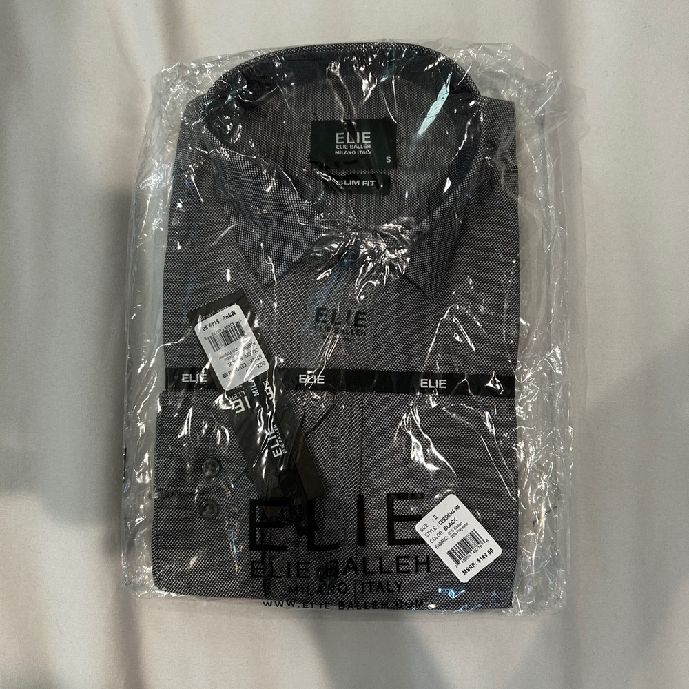 Men’s Elie Balleh NWT Gray dress Shirt